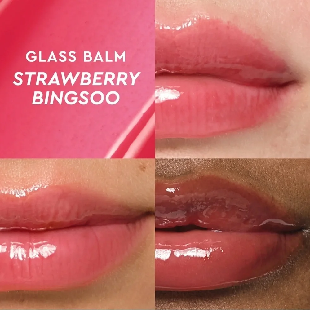 NEW Glow Recipe Glass Balm Lip Treatment ‘Strawberry Bingsoo’